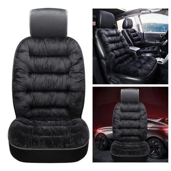 Stylish Velvet Seat Cushion - 1 Pc, Easy Installation and Durable Comfort