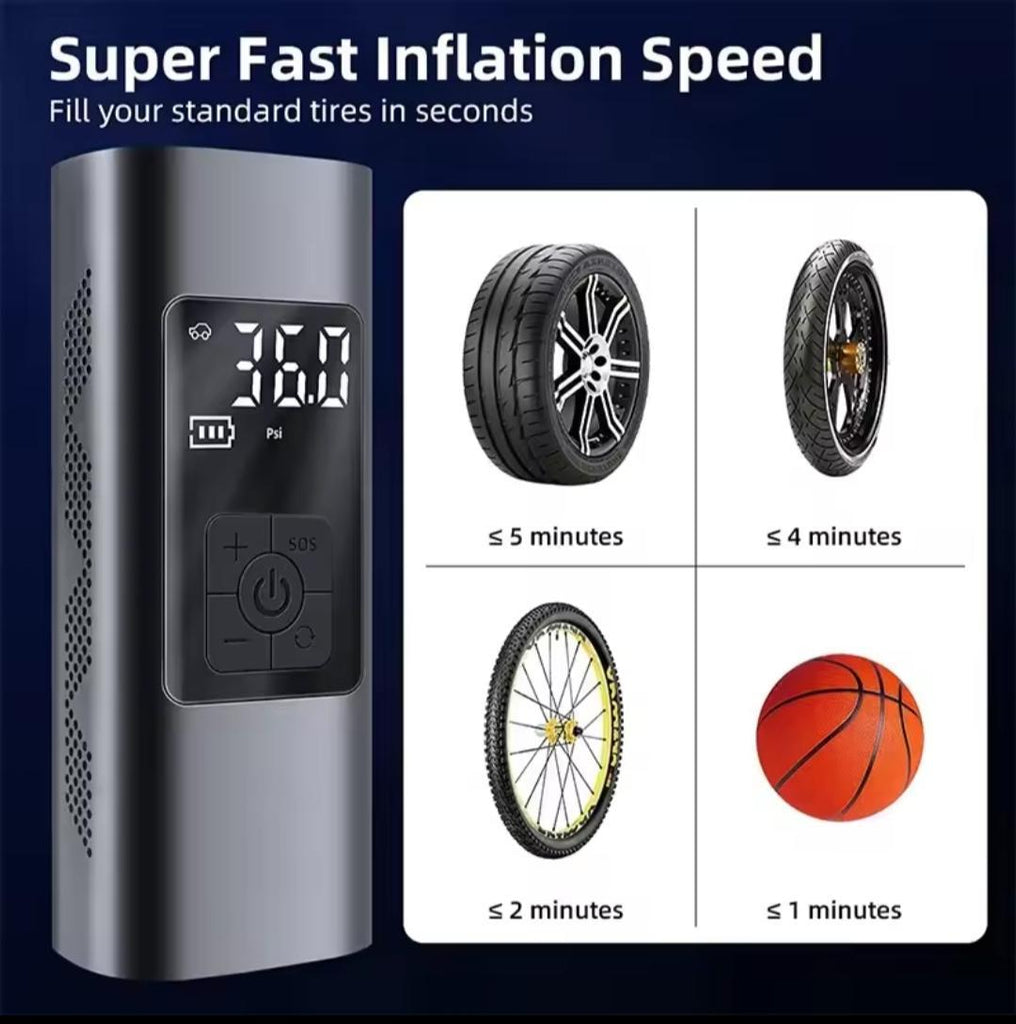 1 Pc Multiple Functionalities Tyre Inflator