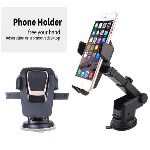 Easy One Touch Mobile Holder Car & Desk Mount / Car Phone Holder Mobile Phone Holder Stand In Car