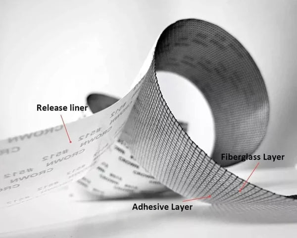 Mesh Roll Tape Window Screen Repair Patch – Strong Self-adhesive Fiberglass Mesh, Easy Diy Screen Repair Tape For Windows & Doors (2 Meter)
